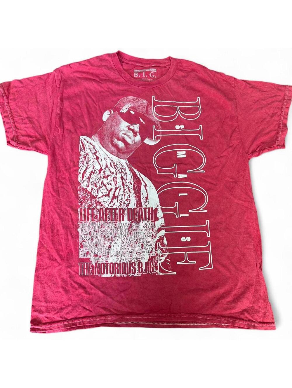vintage-style tee Biggie's "Life After Death."